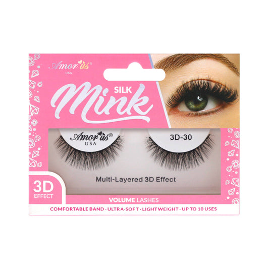 30 - 3D Silk Mink Lashes