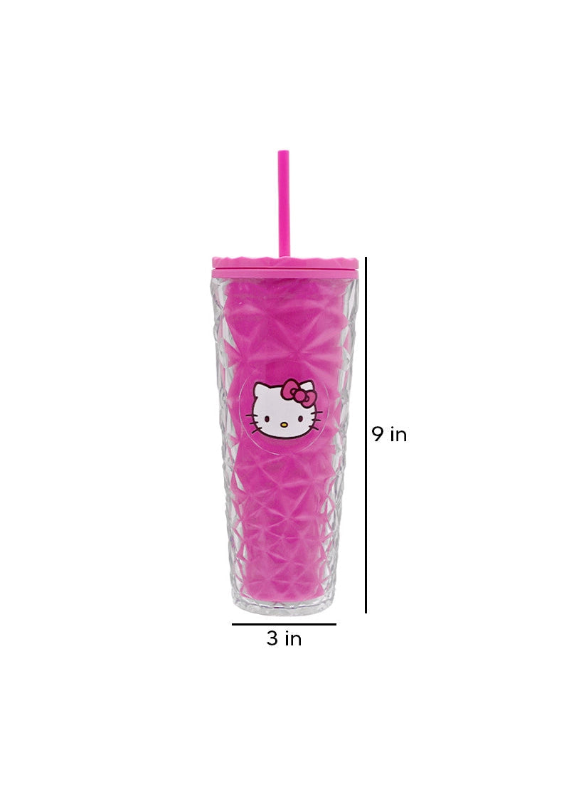 Hello Kitty Pink Acrylic Cup