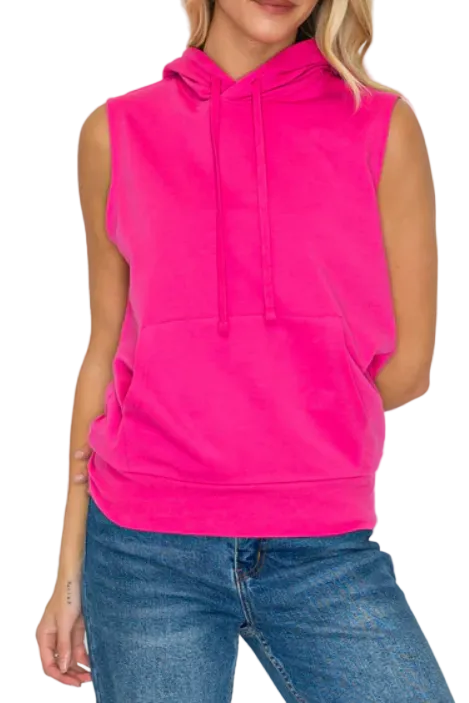 Susanna Sleeveless Hoodie Tank