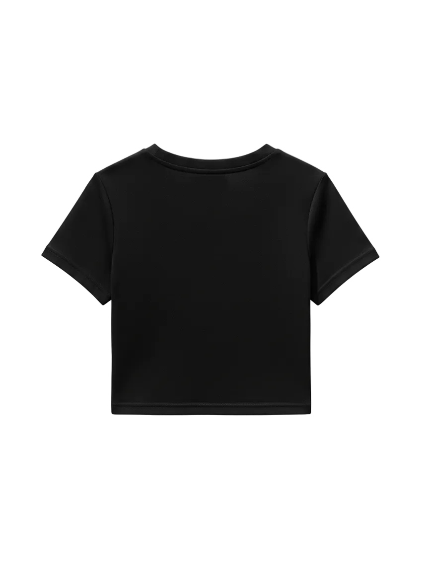 Starlight Rhinestone Crop Tee