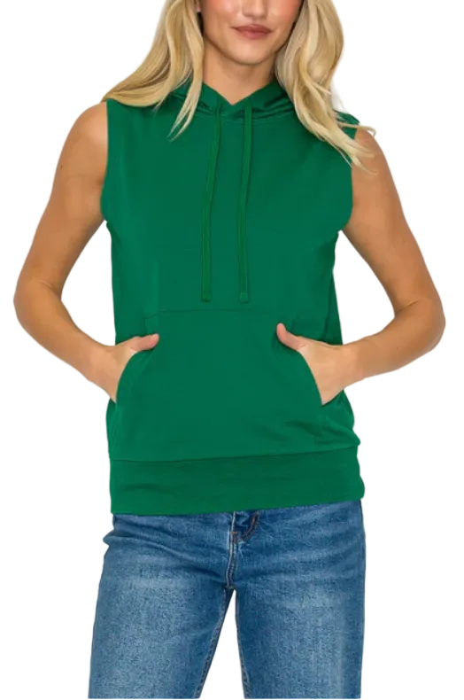 Susanna Sleeveless Hoodie Tank