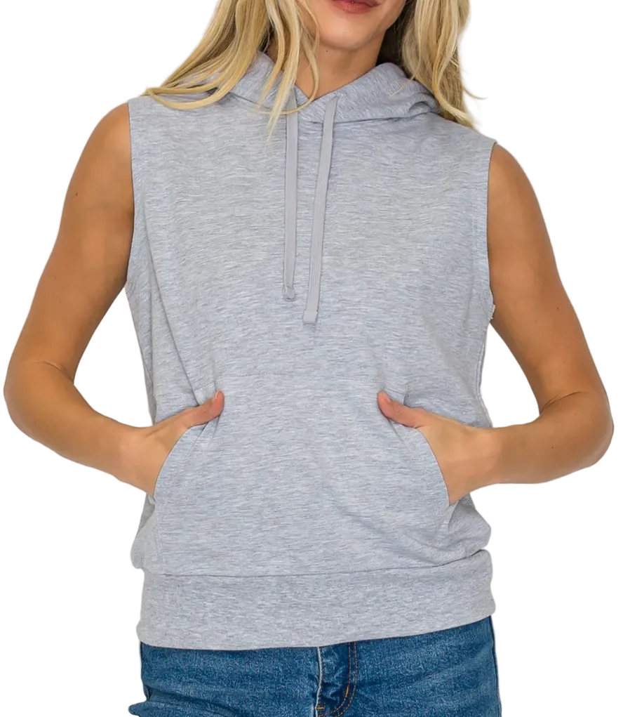 Susanna Sleeveless Hoodie Tank