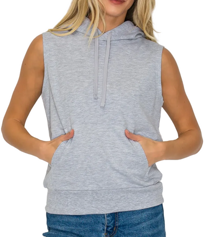 Susanna Sleeveless Hoodie Tank