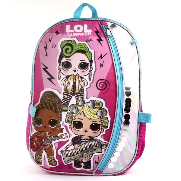 LOL Surprise 4-Piece Deluxe Backpack Set