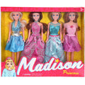 Madison 4pk Princess Dolls