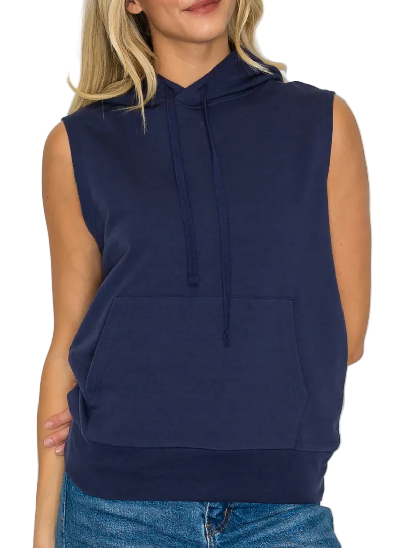 Susanna Sleeveless Hoodie Tank
