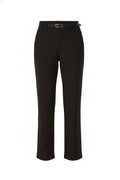 High-Waisted Classic Belted Trousers