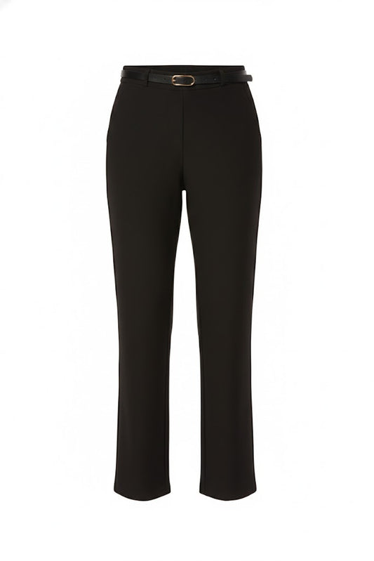 Pantalones Clásicos de Talle Alto con Cinturón