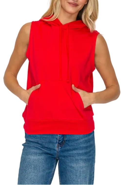 Susanna Sleeveless Hoodie Tank