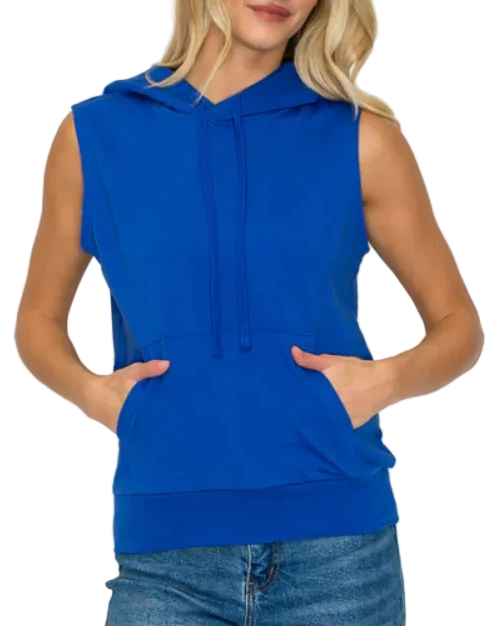 Susanna Sleeveless Hoodie Tank