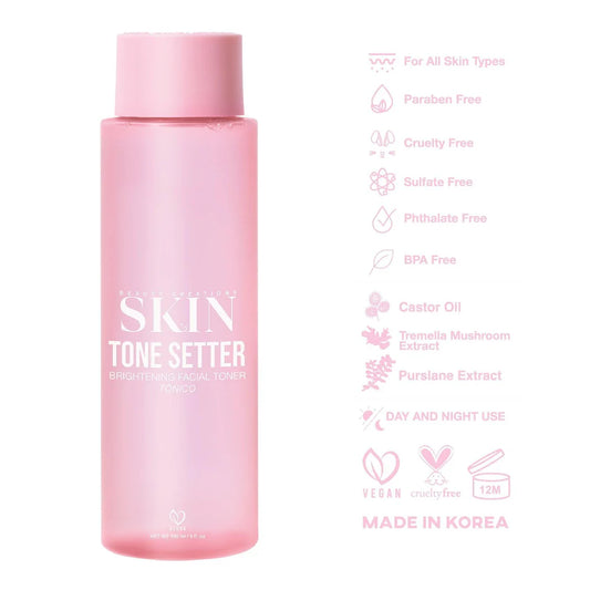Tónico facial iluminador Tone Setter de Beauty Creations